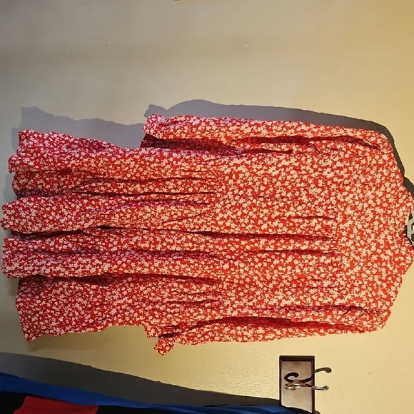 J. Crew Vibrant Red Floral Maxi Skirt - Picture 5 of 6